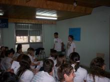 Charla a los adolescente de Rotary Club